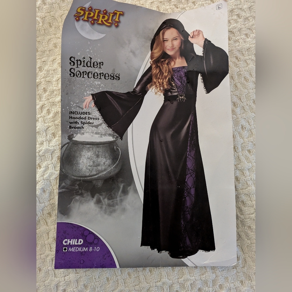 Spirit Spider Sorceress Kids Costume - Medium
